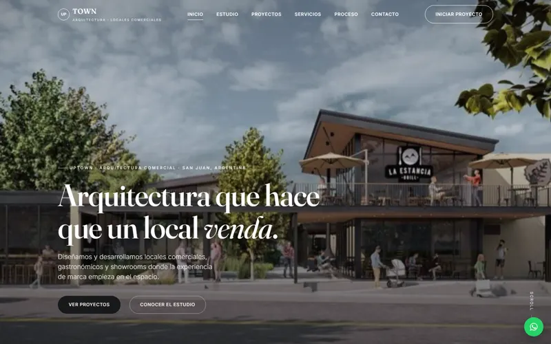 Sitio de Uptown Arquitectura